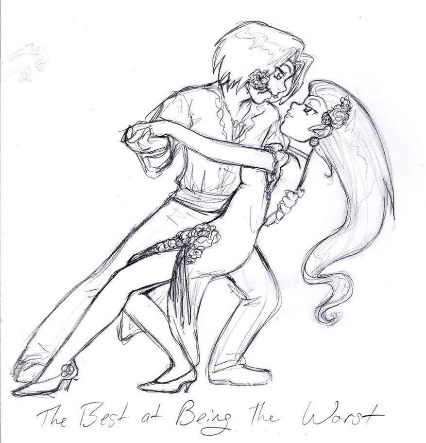 877x911 Rocket Tango Sketch By Artistefish - Tango Sketch