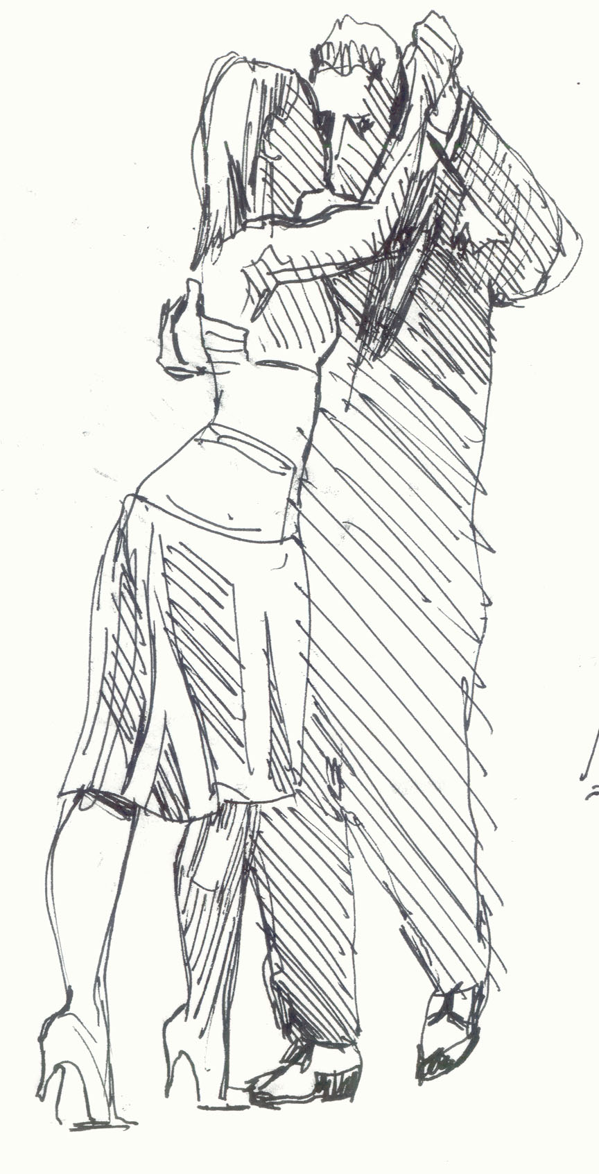 864x1692 Tango Thoughts True Movement Reflections, Ramblings And Rumblings - Tango Sketch