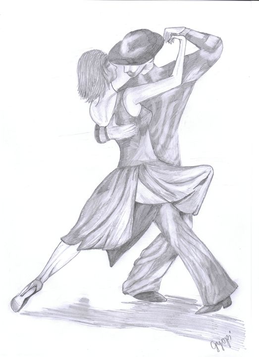 Tango Sketch at PaintingValley.com | Explore collection of Tango Sketch