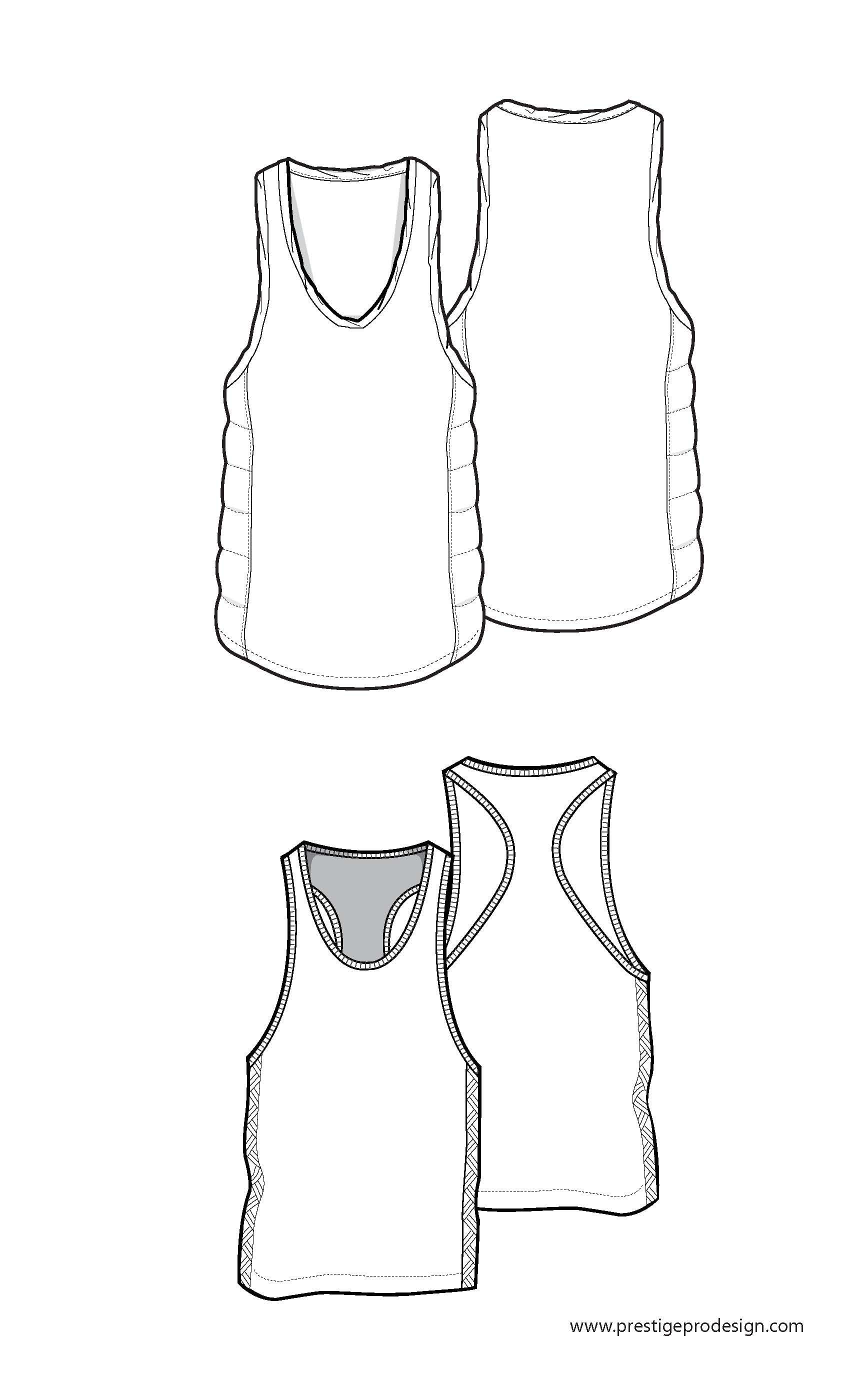 1700x2800 Tank Top Flats Drawing Fashion, Fashion Design And - Tank Top Sketch