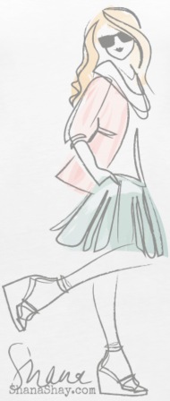 190x448 Fashion Sketch By Shanashay Spreadshirt - Tank Top Sketch