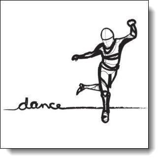 327x327 Tap Dancer Sketch - Tap Sketch