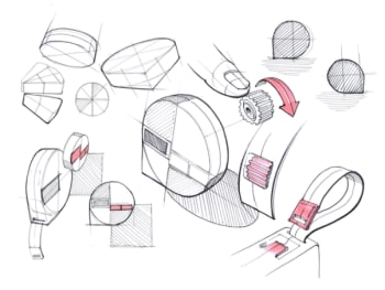 350x263 Pie Is A Smart Tape Measure For Your Body Gt - Tape Measure Sketch