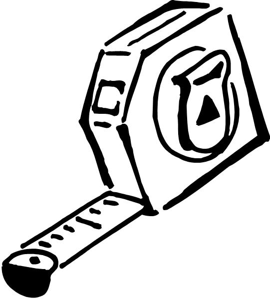 541x603 Tape Measure Coloring Pages - Tape Measure Sketch