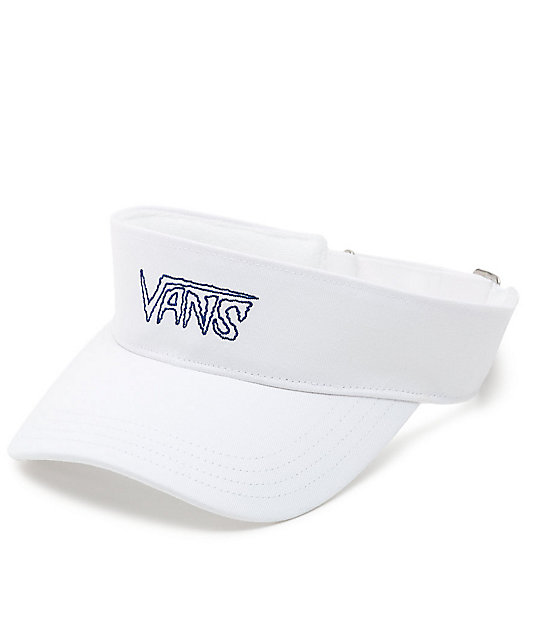 540x640 Shoptagr Vans Sketch Tape White Visor By Vans - Tape Sketch