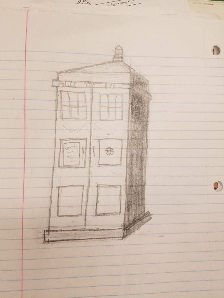 768x1024 Tardis Sketch Doctor Who Amino - Tardis Sketch
