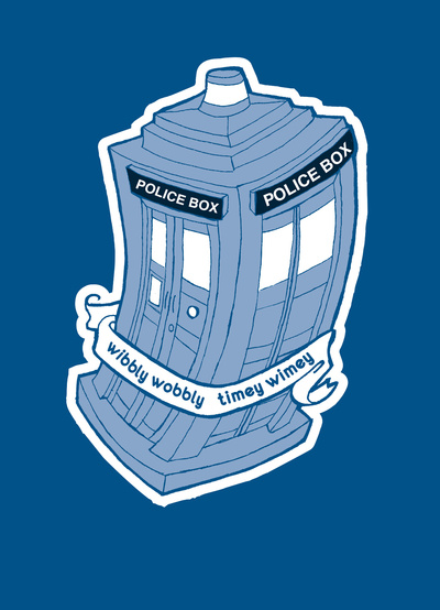 400x554 Tardis One Day. One Sketch. - Tardis Sketch