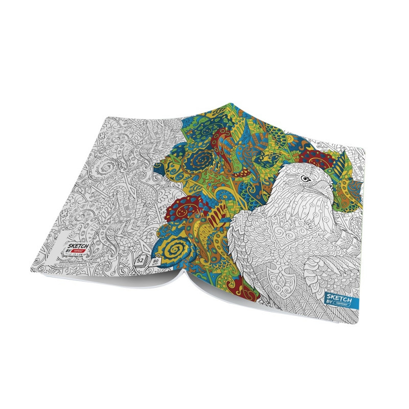 800x800 Kaustik A4 Target Sketch, 52 Lehte, 80g, Jooneline - Target Sketch