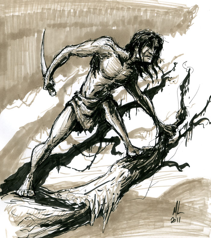 700x791 Tarzan! - Tarzan Sketch