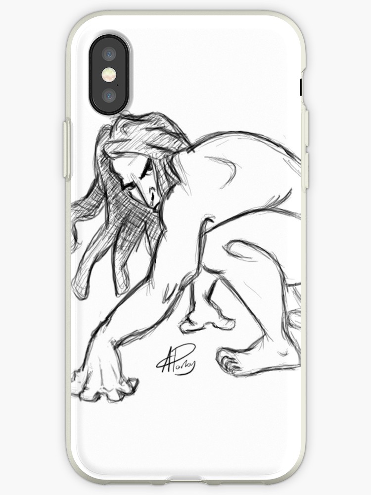 750x1000 Tarzan Sketch Iphone Cases Amp Covers By Apparky Redbubble - Tarzan Sketch