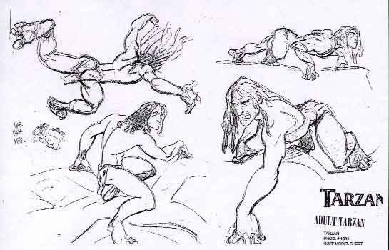 545x350 Welcome To The Jungle The Tarzan Sketchbook - Tarzan Sketch