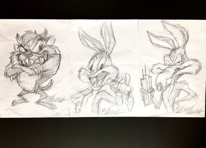 700x504 Joan Vizcarra - Tasmanian Devil Sketch