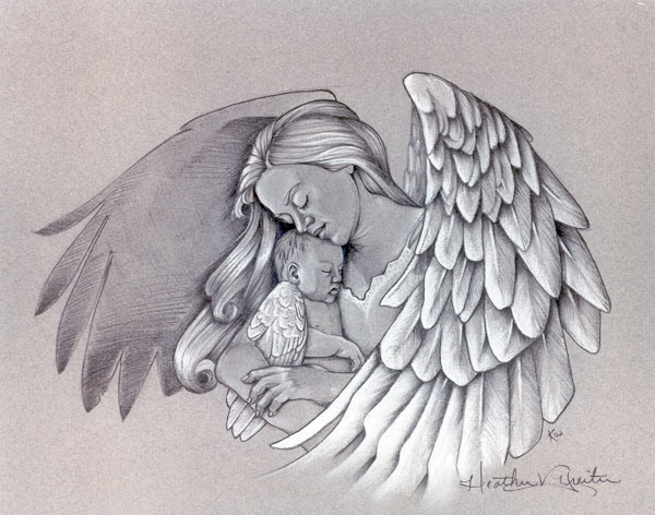 600x472 Baby Angel Tattoos Amp Designs With Meanings - Tattoo Angel Sketch