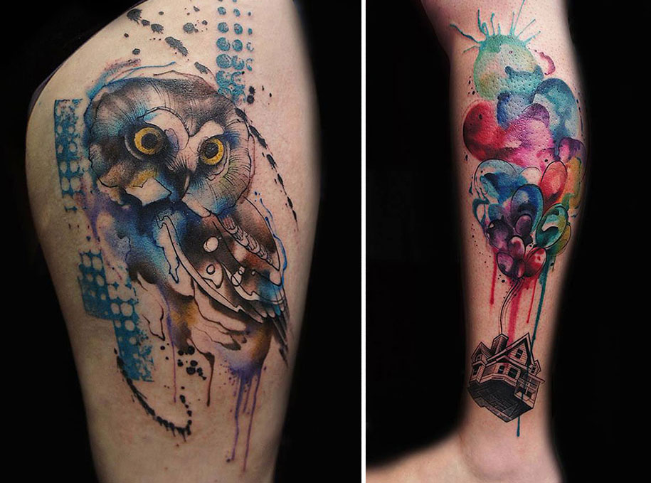 915x679 Artist Creates Stunning Freehand Tattoos On The Spot Without Any - Tattoo Art Sketches