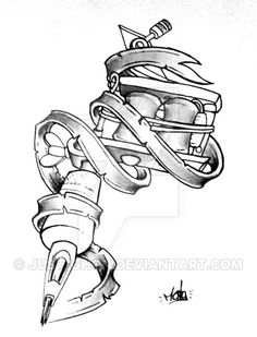 236x309 Tattoo Machine Tattoo Machines History Etc. Tattoo - Tattoo Gun Sketch