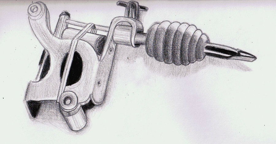 930+ Free Simple Tattoo Gun Idea Tattoo Images