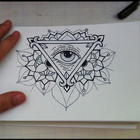 450x450 Off The Map Tattoo Sketches Original Art - Tattoo Sketch Art