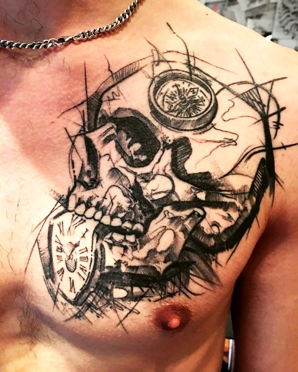 1000x1249 Sketch Art Freak Tattoo Tattoo Studio In Bremgarten Und - Tattoo Sketch Art