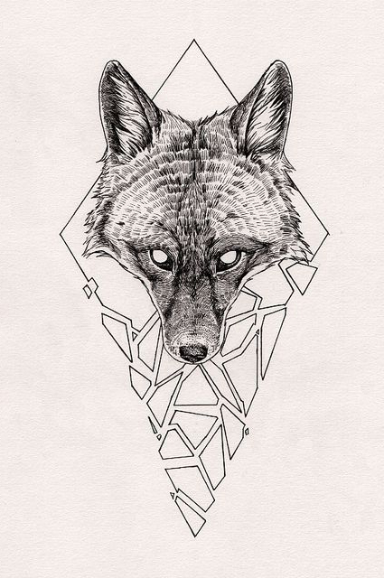 425x640 Wolf Head Tattoo Sketch Best Tattoo Ideas Gallery - Tattoo Sketch Images