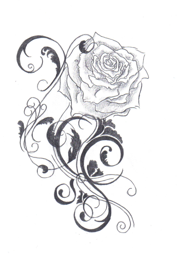 718x1023 Gudu Ngiseng Blog Tattoo Sketch Rose - Tattoo Sketch Rose