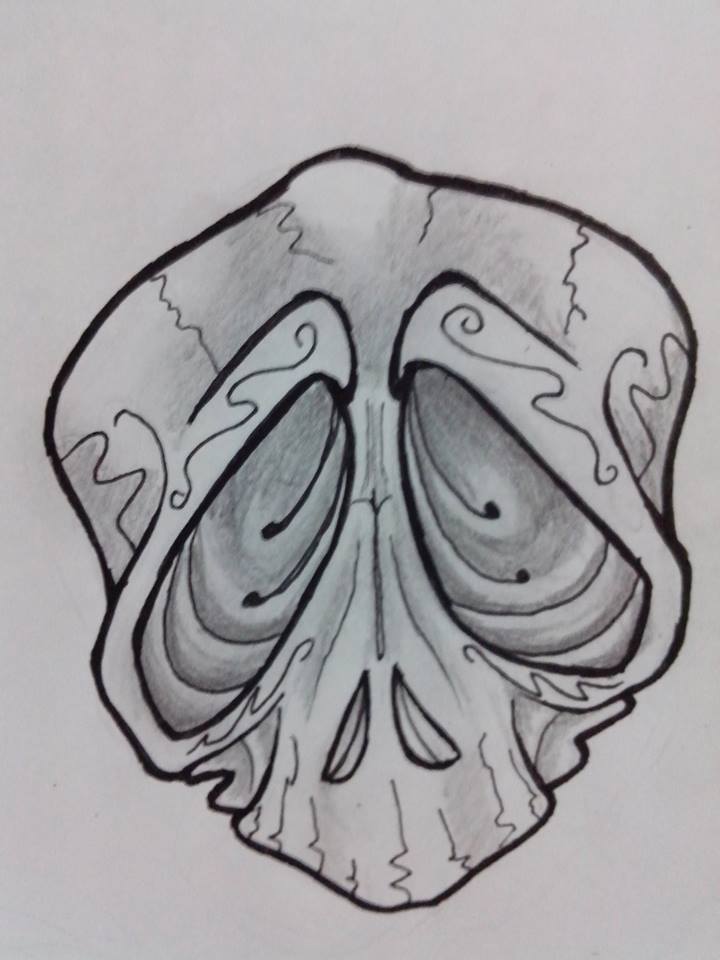 720x960 Skull Tattoo Sketch Design By Dark A Crystal - Tattoo Sketch Skull