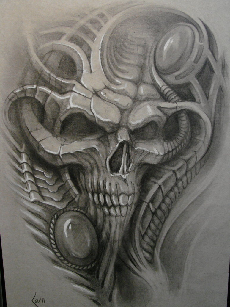 774x1032 Sketch For Tattoo By Xenija88 - Tattoo Skull Sketch