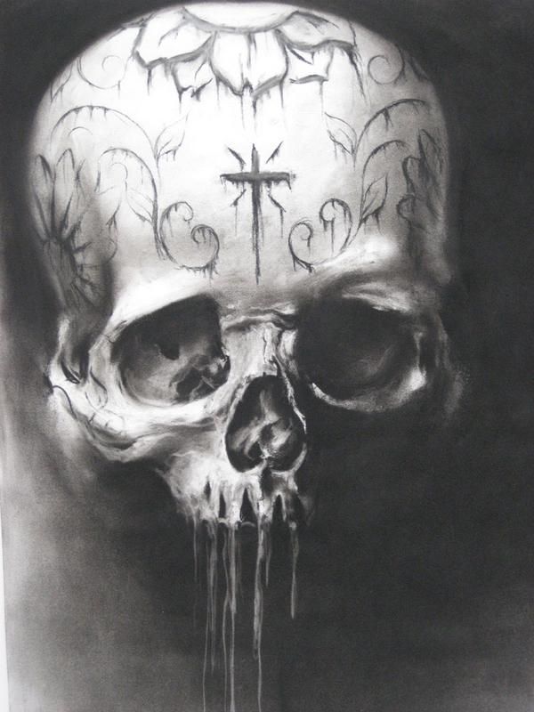600x800 Awesome Skull Designs, Part 3 Illustrations - Tattoo Skull Sketch