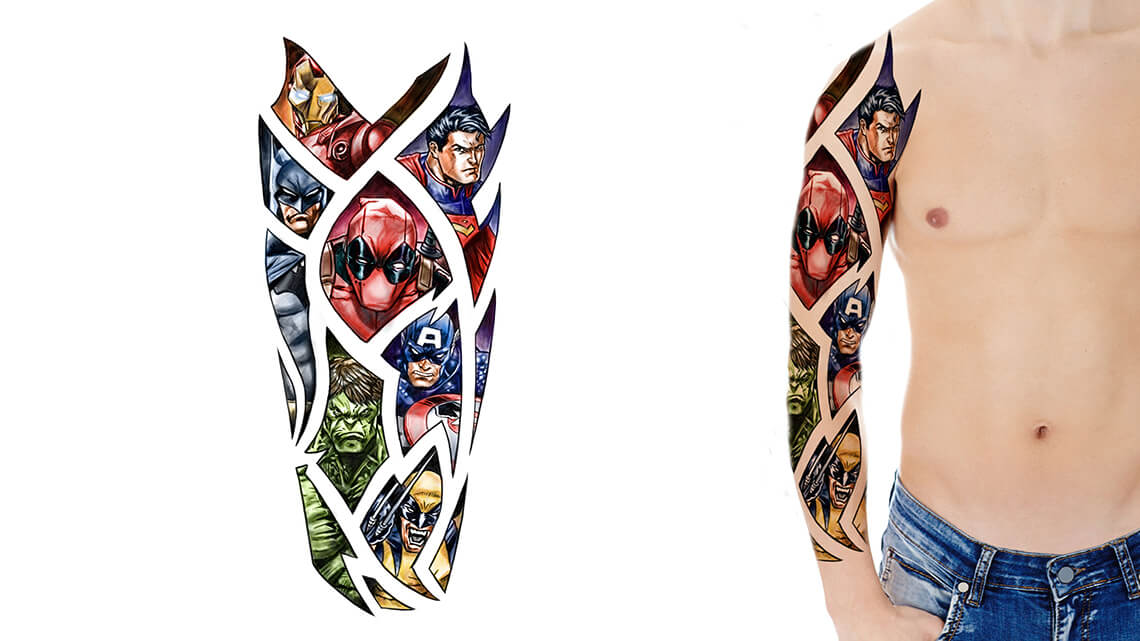 1140x641 How To Select A Tattoo Sleeve Design Custom Tattoo Design - Tattoo Sleeve Sketches