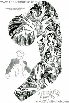 236x350 Photos Sleeve Tattoo Sketches And Drawings, - Tattoo Sleeve Sketches