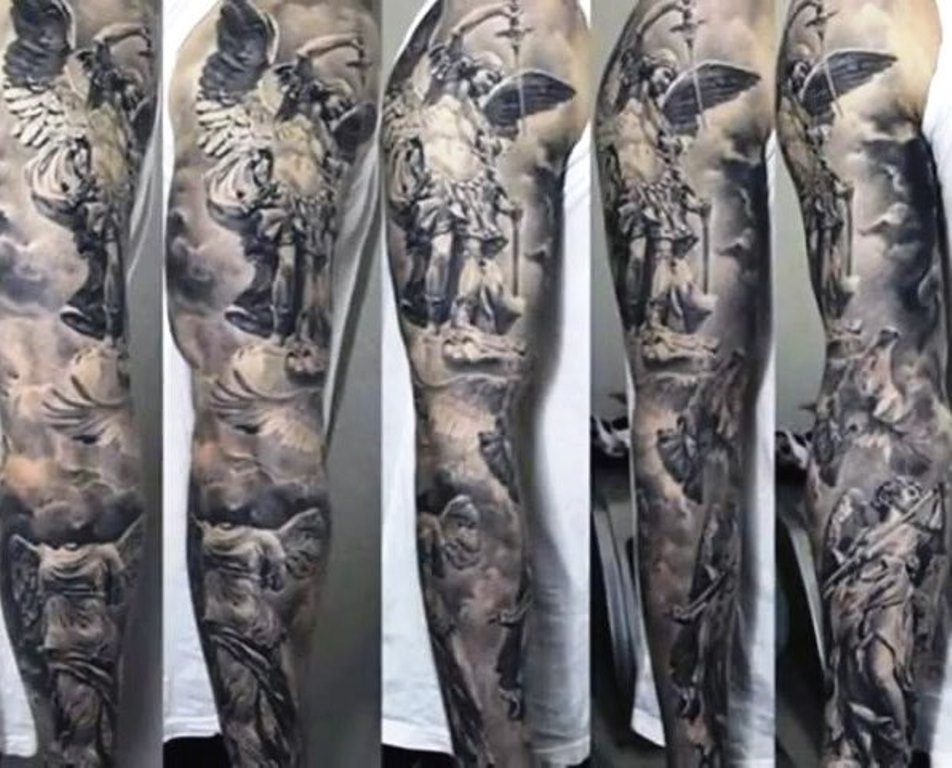 952x768 Sleeve Tattoo Ideas For Men Tattoofanblog - Tattoo Sleeve Sketches