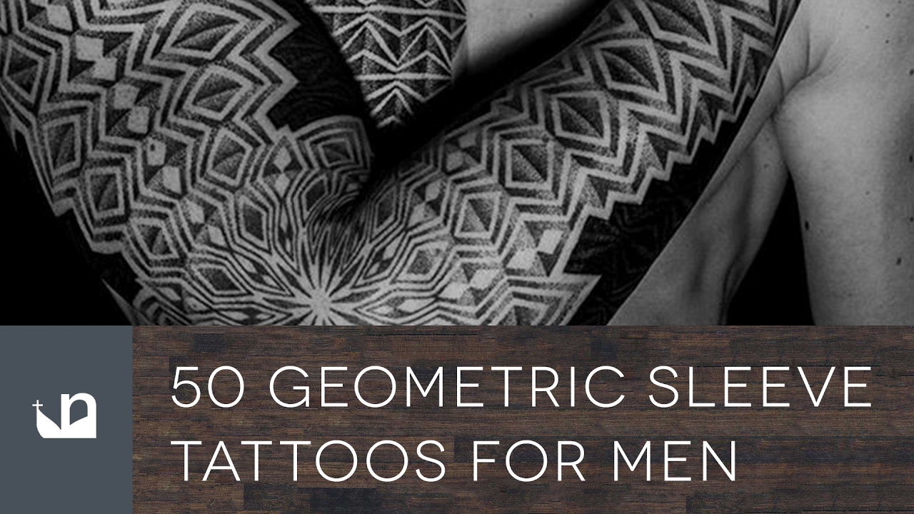 1280x720 50 Geometric Sleeve Tattoos For Men - Tattoo Sleeve Sketches