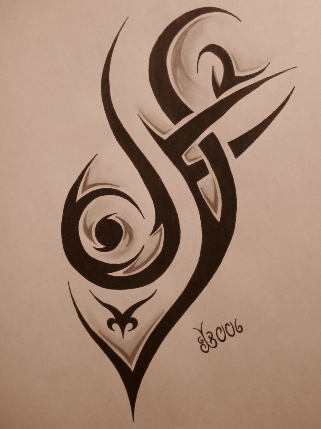 1024x1365 One More Tribal Tattoo Sketch - Tattoo Tribal Sketch