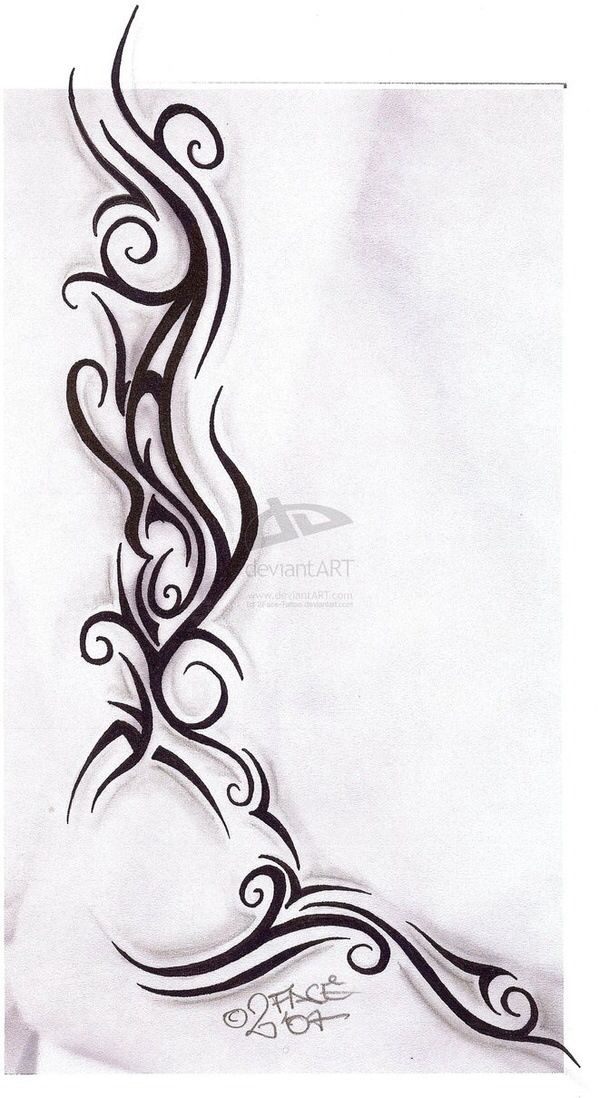 600x1098 Tribal Tattoo Sketch Tattoos Tattoos, Tribal - Tattoo Tribal Sketch