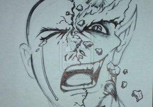 300x210 Good Vs Evil Drawings Evil Pencil Drawings Good Vs Evil - Tattoos Sketches Drawings