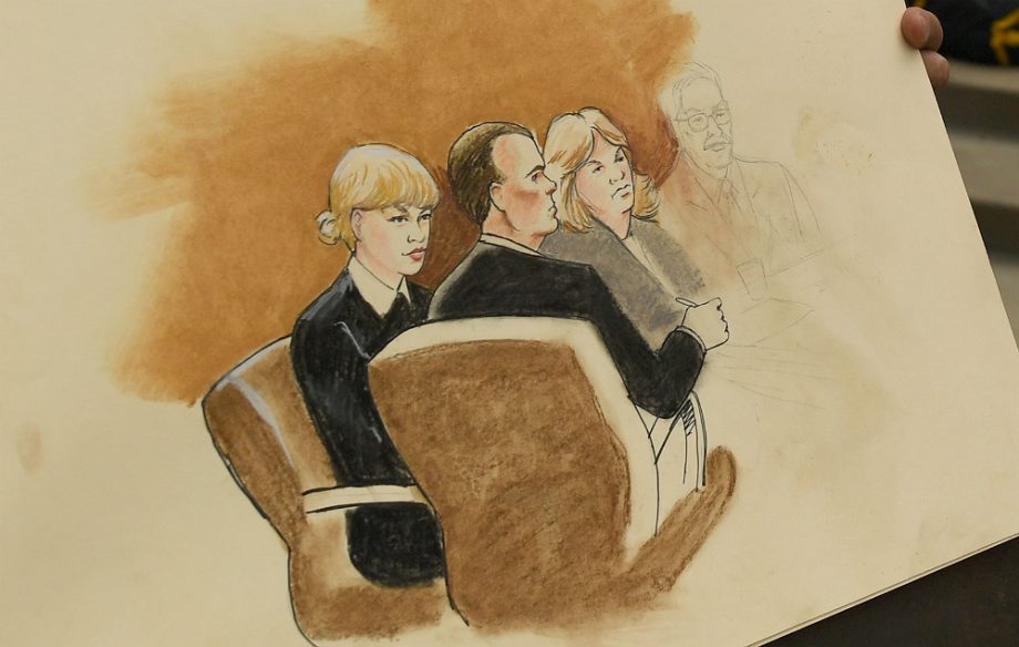 920x584 Courtroom Artist Responds To Fan Criticism Of Taylor Swift - Taylor Swift Sketch