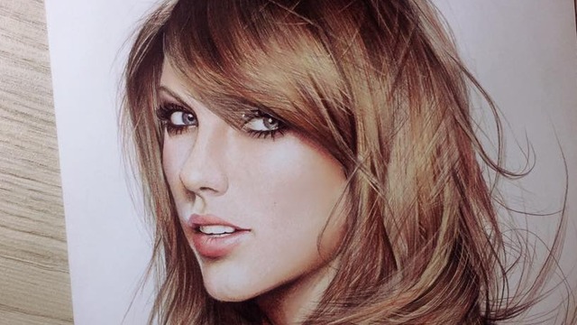 640x360 Drawing Taylor Swift Tumblr - Taylor Swift Sketch