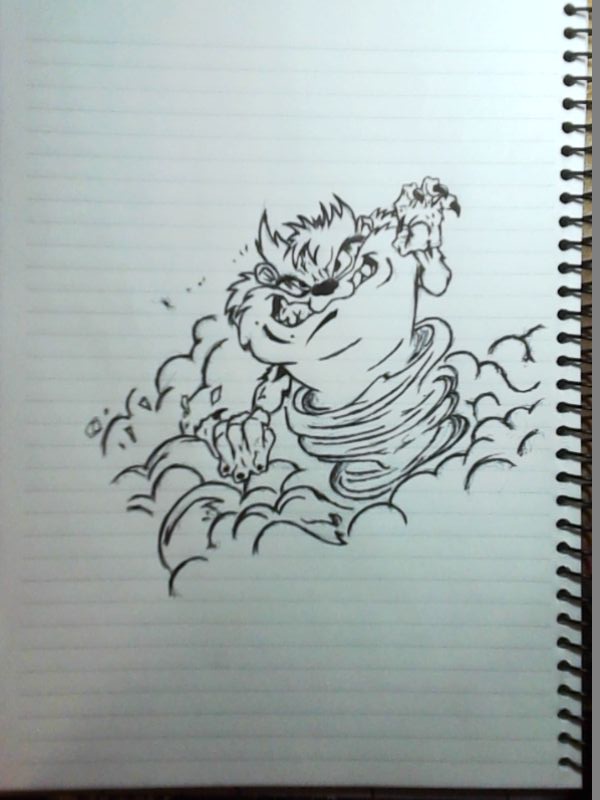 600x800 Taz Sketch 131 By Beastopop - Taz Sketch