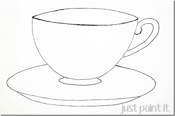 Tea Cup Sketch at PaintingValley.com | Explore collection of Tea Cup Sketch