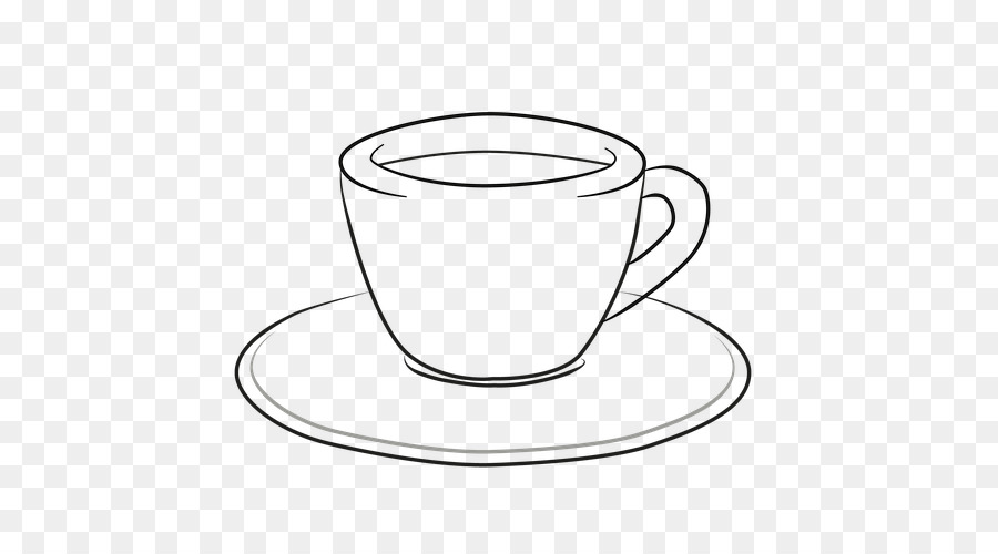 900x500 Tableware Saucer Coffee Cup - Tea Cup Sketch