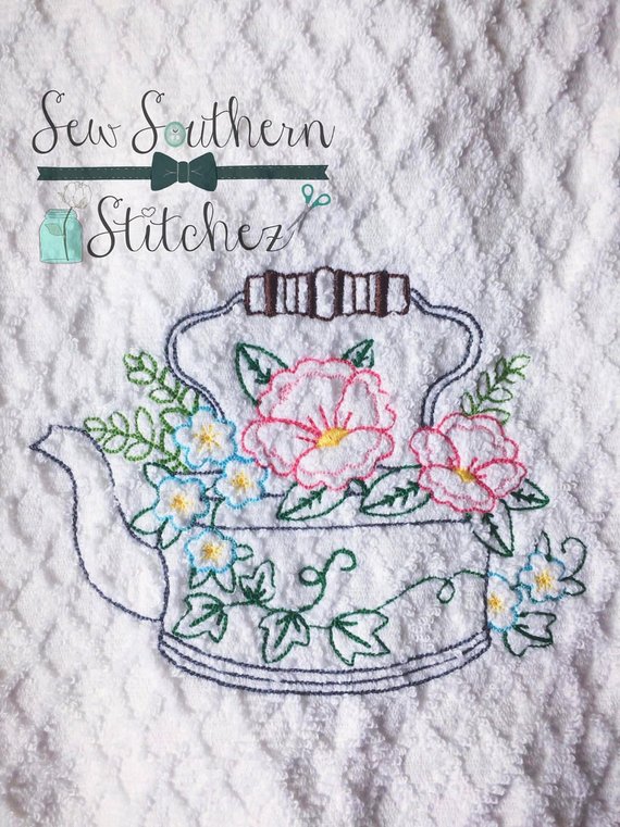570x761 Sketch Floral Tea Kettle Design Floral Design Easter Or Etsy - Tea Kettle Sketch