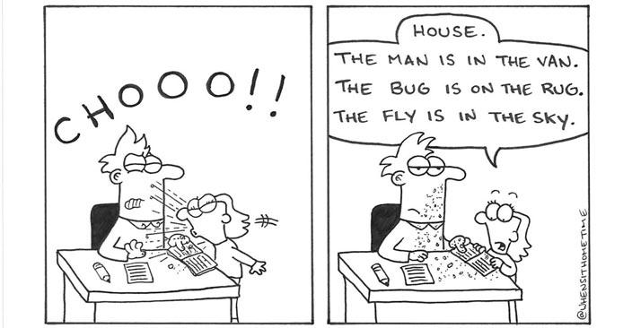 704x366 Galway Teachers Brilliant Weekly Cartoon About His Primary School - Teacher And Student Sketch