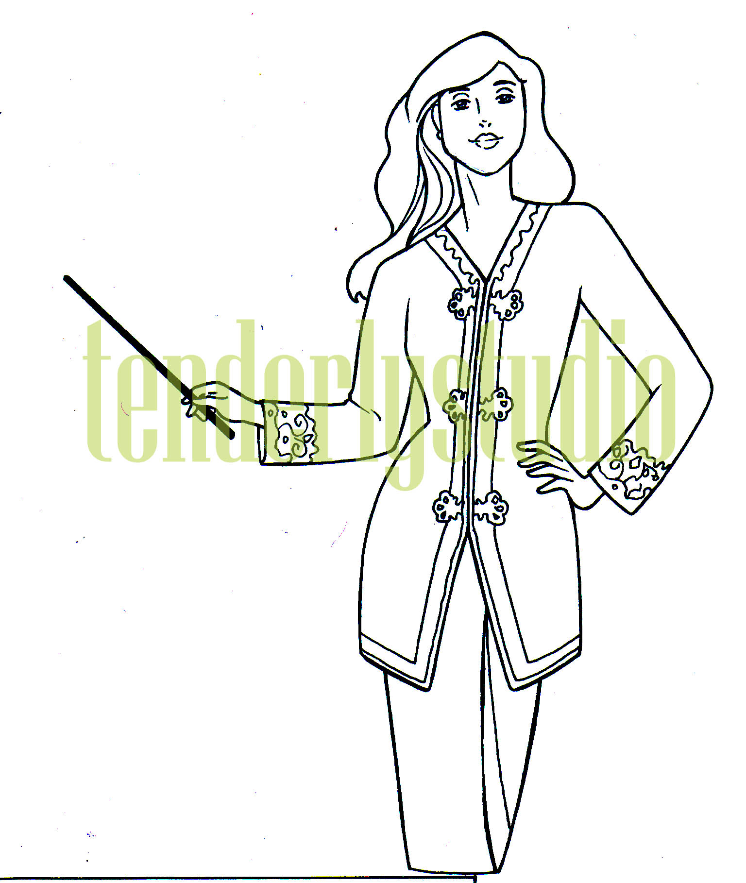 1536x1818 Teacher Series Sketches Tenderlystudio - Teacher Sketch