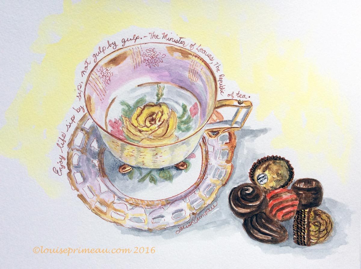 1200x896 Sketching Every Day - Teacup Sketch