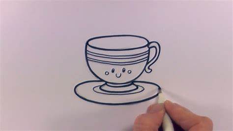 474x266 Cute Tea Drawing. Cute Teacup Sketch Hasshe - Teacup Sketch