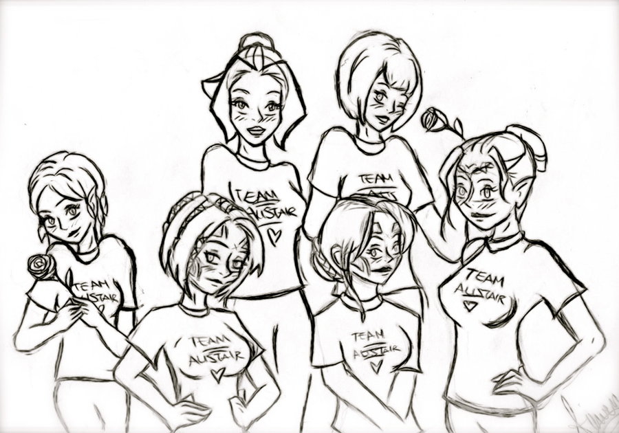 900x630 Dao Sketch Team Alistair By Ainwen27 - Team Sketch