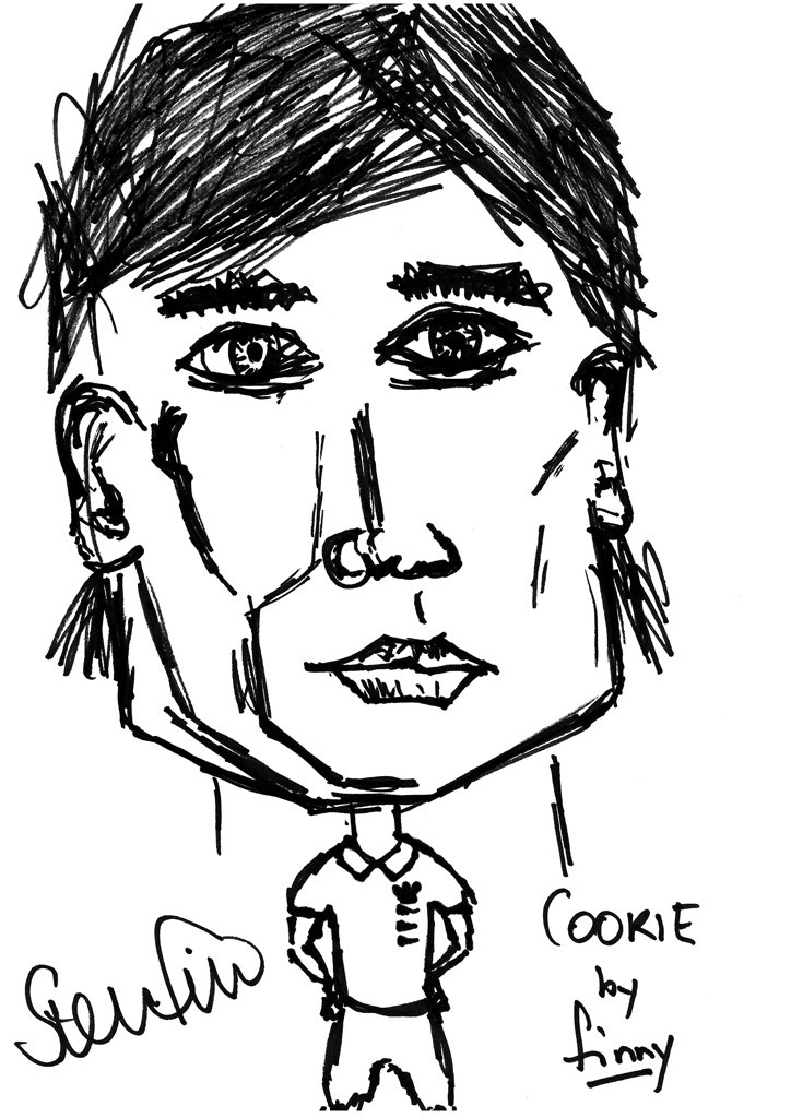 724x1024 In Pictures England Cricket Team Draw Sketches Of Each Other - Team Sketch