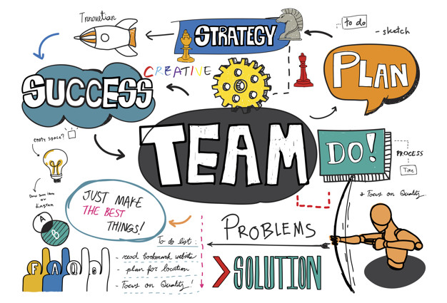 626x425 Team Sketch Vector Free Download - Team Sketch