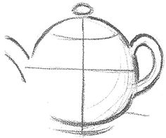 236x196 Draw A Teapot How To Draw Drawings, Tea Pots And - Teapot Sketch
