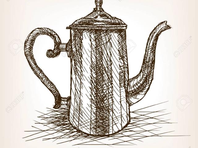 640x480 Drawn Teapot Sketch 29 - Teapot Sketch