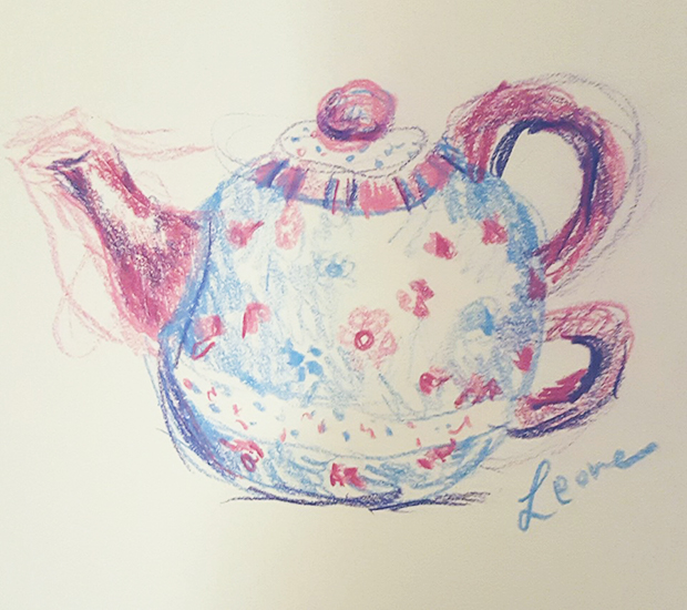 620x550 Tea Parties And Teapot Sketches - Teapot Sketch